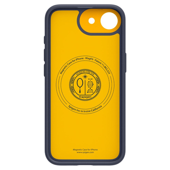 Etui Spigen do iPhone 16E, Nano Pop MagSafe, granatowe + Szkło Hartowane 9H