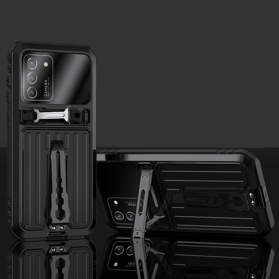 Etui Kickstand Full Cover do Samsung Galaxy S21, Black