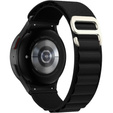 Pasek Nylonowy do Samsung Galaxy Watch 4/5/6/7/FE 40/42/43/44/45/46/47mm, Czarny