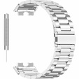 Bransoleta Stalowa do Huawei Band 8 / Huawei Band 9 / Huawei Band 10, Srebrna