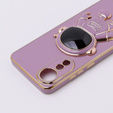 Etui do Oppo A78 4G, Astronaut, fioletowe