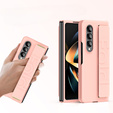 Etui do Samsung Galaxy Z Fold4 5G, z rączką, różowe
