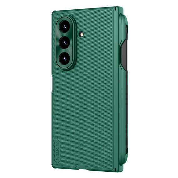 Etui NILLKIN do Samsung Galaxy Z Fold7, Frosted Shield, z rysikiem, zielone