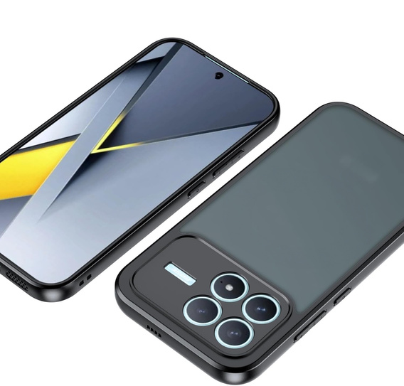 Etui do Xiaomi Poco F8 Pro, Fusion Hybrid, matowe czarne