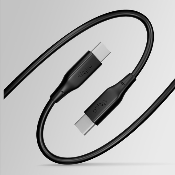 Allity AUC-02 – Kabel USB-C do USB-C 1 m, 100W - czarny