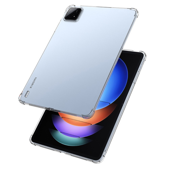 Etui do Xiaomi Pad 6S Pro 12.4, Silikonowe, przezroczyste