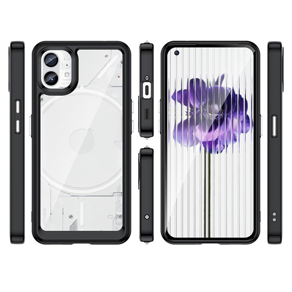 Etui do Nothing Phone 1, Hybrid Case, Black