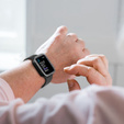 2w1 Etui + Szkło Hartowane do Apple Watch 7/8/9 45mm, Czarne
