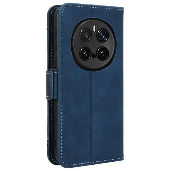 Etui z klapką do Honor Magic 7 Pro, Card Slot, granatowe