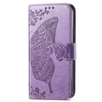 Etui z klapką do Samsung Galaxy A16 / A16 5G, Butterfly, fioletowe