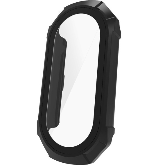 2w1 Etui + Szkło Hartowane do Xiaomi Smart Mi Band 8 / Xiaomi Smart Mi Band 9, Czarne