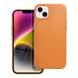 Etui Leather Mag Cover do iPhone 14 Plus, Pomarańczowy