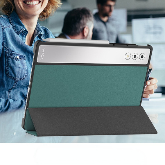 Etui do Lenovo Yoga Tab Plus 12,7", Smartcase, zielone