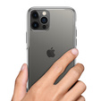 Etui Electroplated Frame do iPhone 13 Pro Max - Silver