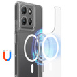 Etui z funkcją MagSafe do Motorola Moto G15 / G15 Power 4G - przezroczyste