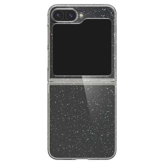 Etui Spigen do Samsung Galaxy Z Flip7 FE / Z Flip6, Airskin Glitter, Przezroczyste / Brokatowe