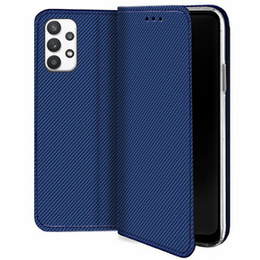 Zestaw Etui Smart Magnet do Samsung Galaxy A53 5G, Granatowe + Szkło
