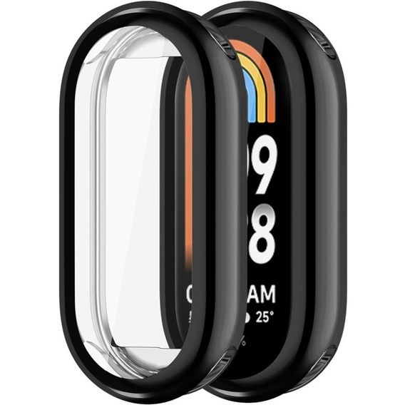 Etui Silikonowe do Xiaomi Smart Mi Band 8 / Xiaomi Smart Mi Band 9, Czarne