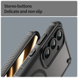 Etui Matt Case do Samsung Galaxy S25 FE, do MagSafe, wzmocnione, matowe czarne