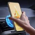 Etui do OPPO Reno8 T 4G, ERBORD Business, z blaszką do uchwytów samochodowych, niebieskie