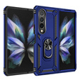 Etui pancerne do Samsung Galaxy Z Fold 4 5G, Nox Case Ring, niebieskie