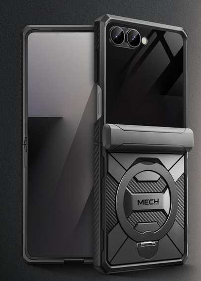 Etui do Samsung Galaxy Z Flip 7, Tongate MECH Magsafe, czarne