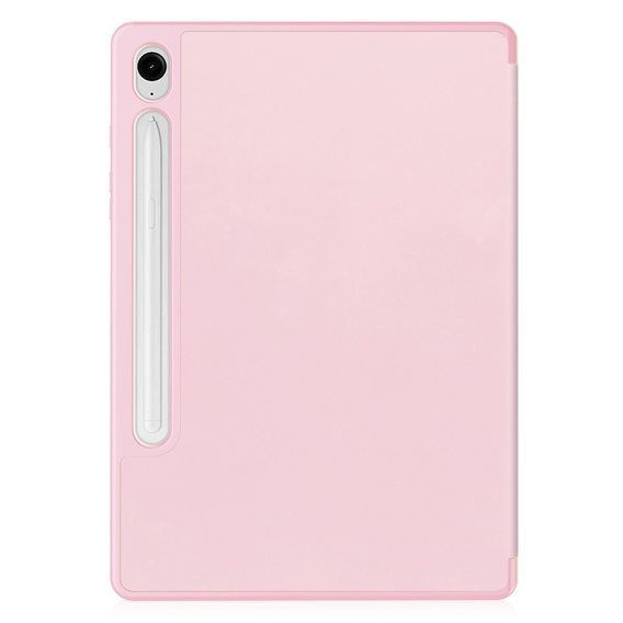 Etui do Samsung Galaxy Tab S9 FE / S10 FE, Smartcase z miejscem na rysik, różowe