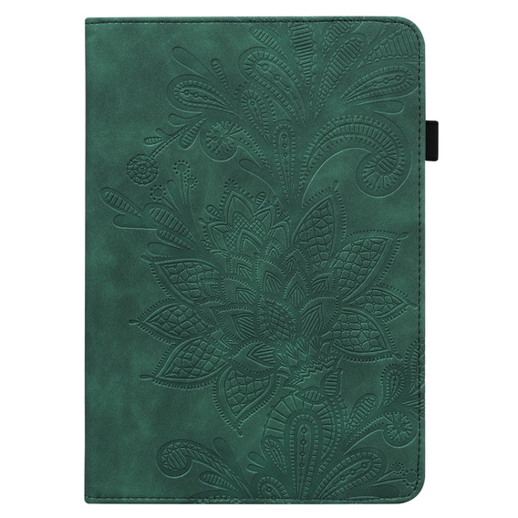 Etui do Lenovo Tab M9, With stand, Flower, zielone