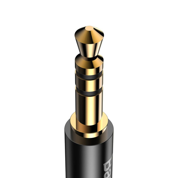 Baseus kabel audio Yiven M01 USB-C 3,5 mm 1,2 m - Czerwono-Czarny
