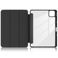 Etui do Xiaomi Pad 6S Pro 12.4, Smartcase Hybrid, z miejscem na rysik, czarne