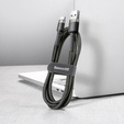 BASEUS Cafule Kabel Type-C 3A 0.5M - Black/Grey