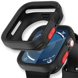 Etui Silikonowe do Apple Watch 7/8/9 41mm, matowe czarne