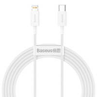 BASEUS Superior Series Kabel USB-C do Lightning, 20W, 2m, White