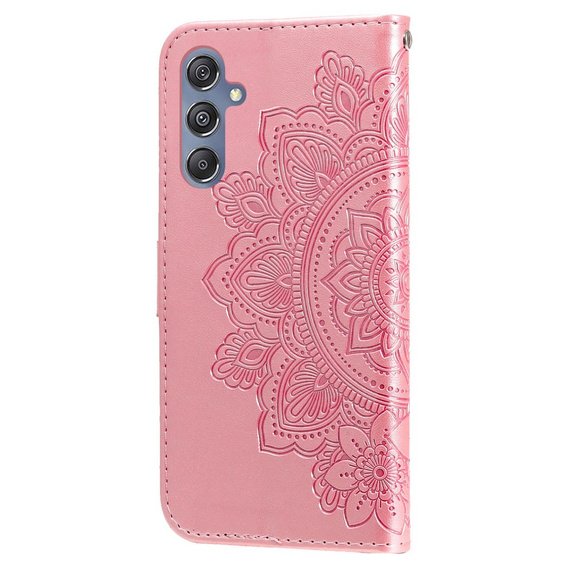 Etui z klapką do Samsung Galaxy M34 5G, Mandala, różowe