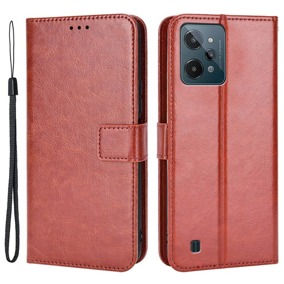 Etui Wallet do Realme C31, Brown