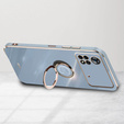 Etui do Xiaomi Poco M4 Pro 4G, Electro Ring, niebieskie
