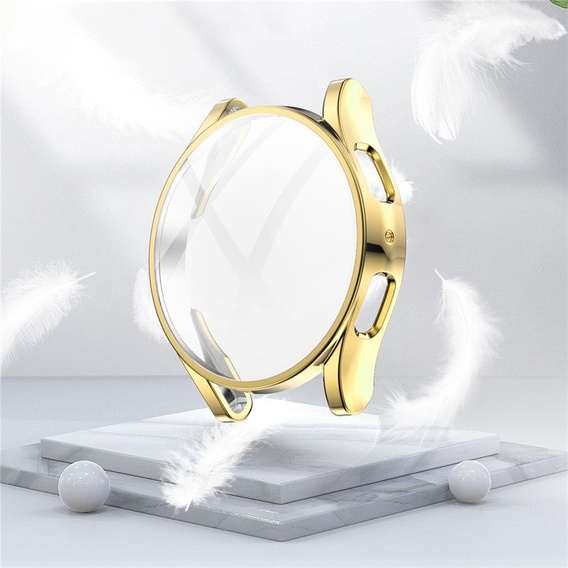 Etui z Osłoną na ekran do Samsung Galaxy Watch 5 44mm, Złoty