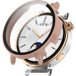 2w1 Etui + Szkło Hartowane do Huawei Watch GT 4 41mm, Różowe