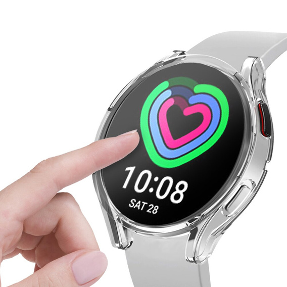 Etui TPU Frame do Samsung Galaxy Watch4 44mm, Transparent
