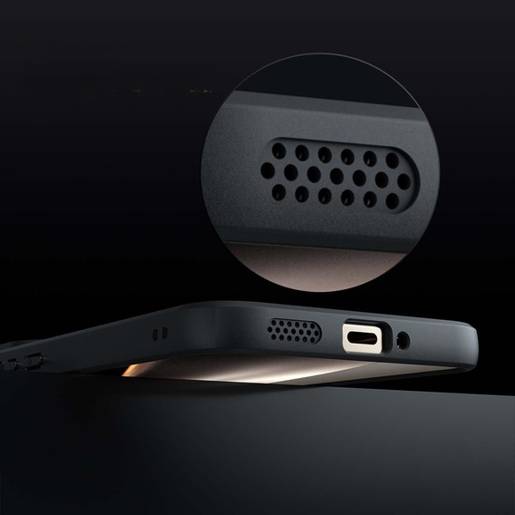Etui do Xiaomi 15T, Fusion Hybrid, matowe czarne