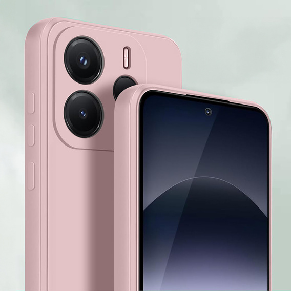Etui do Xiaomi Redmi Note 14 4G, Silicone Lite, różowe