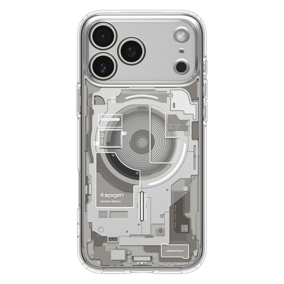 Etui Spigen do iPhone 17 Pro Max, Ultra Hybrid Mag MagSafe, Neo One - Clear