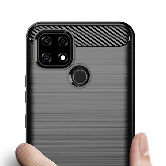 Etui do Realme C21, Karbon, czarne