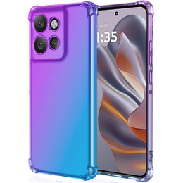 Etui Gradient Dropproof do Motorola Edge 50 Neo / Motorola ThinkPhone 25, Fioletowe / niebieskie