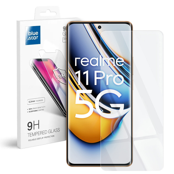 Szkło Hartowane Blue Star 9H do Realme 11 Pro 5G / 11 Pro+ 5G