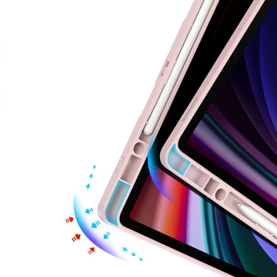 Etui do Samsung Galaxy Tab S10+ Plus, Dux Ducis MAGI, różowe
