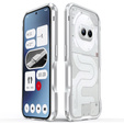 Etui LUPHIE do Nothing Phone 2a / 2a Plus, Armor Bumper, srebrne