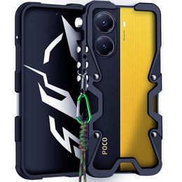 Wytrzymałe etui pancerne do Xiaomi Poco X7 Pro 5G – czarne