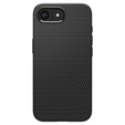 Etui Spigen do iPhone 16E, MagSafe, Liquid Air, czarne + Szkło Hartowane 9H