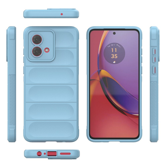 Etui do Motorola Moto G84 5G, Gaming Shockproof, niebieskie